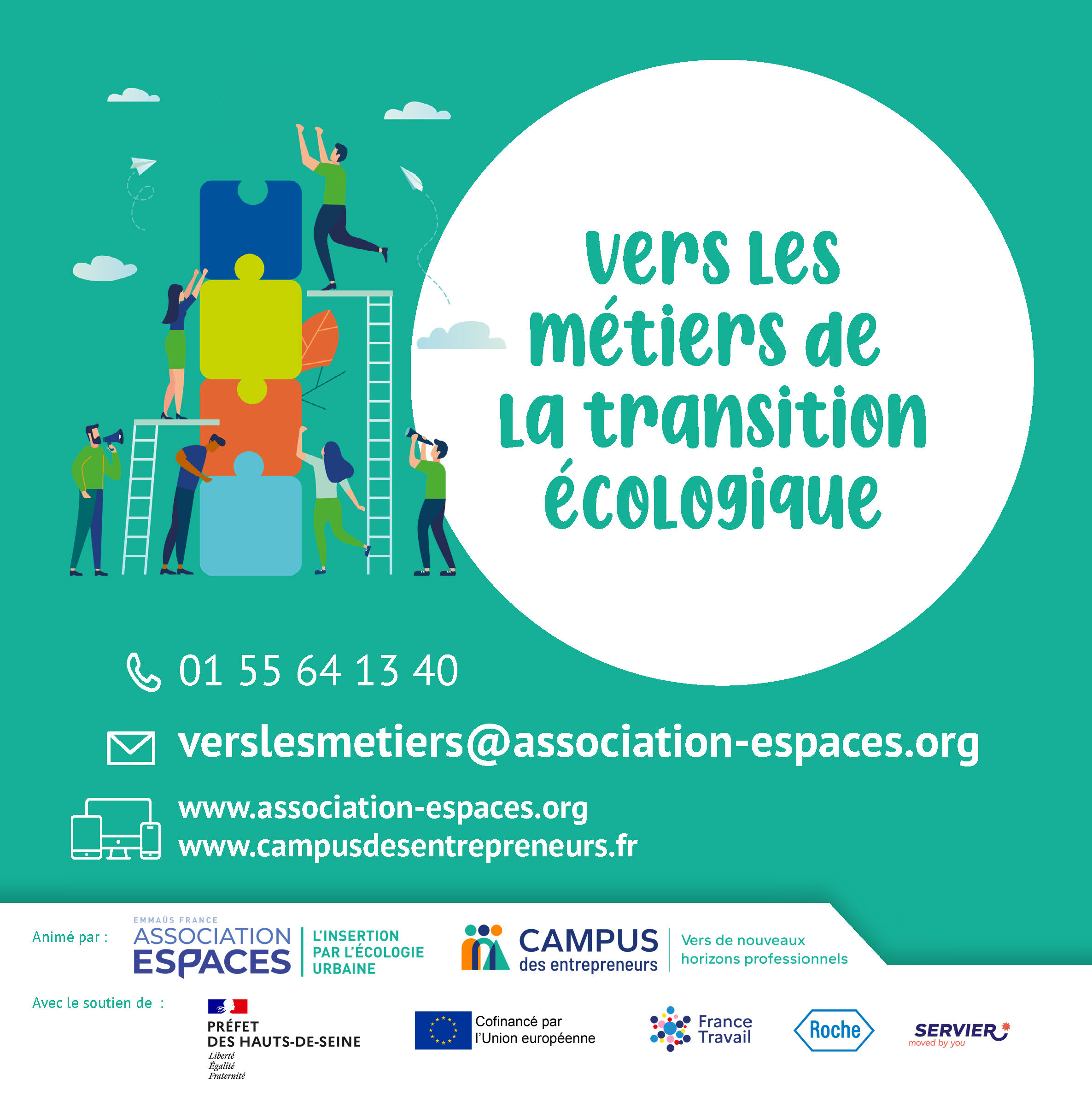 Vers les métiers de la transition écologique recrute !