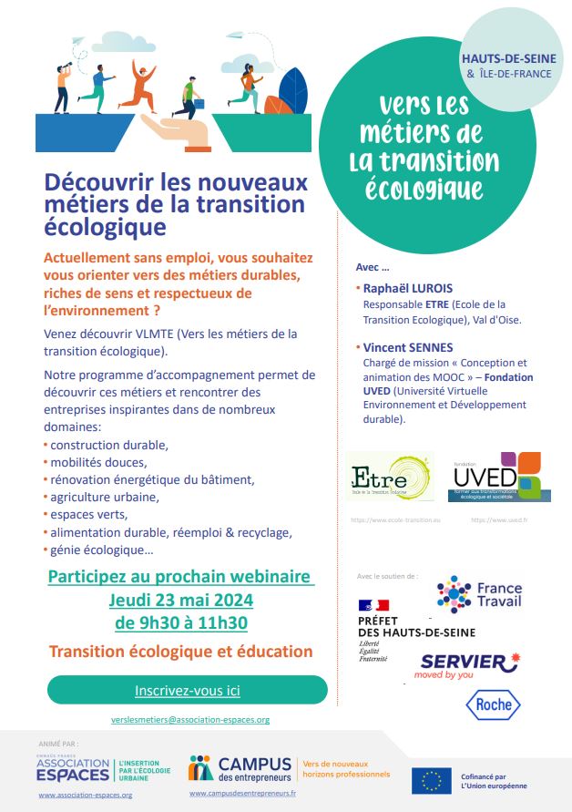 Vers les métiers de la transition écologique