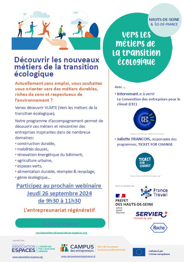 Vers les métiers de la transition écologique