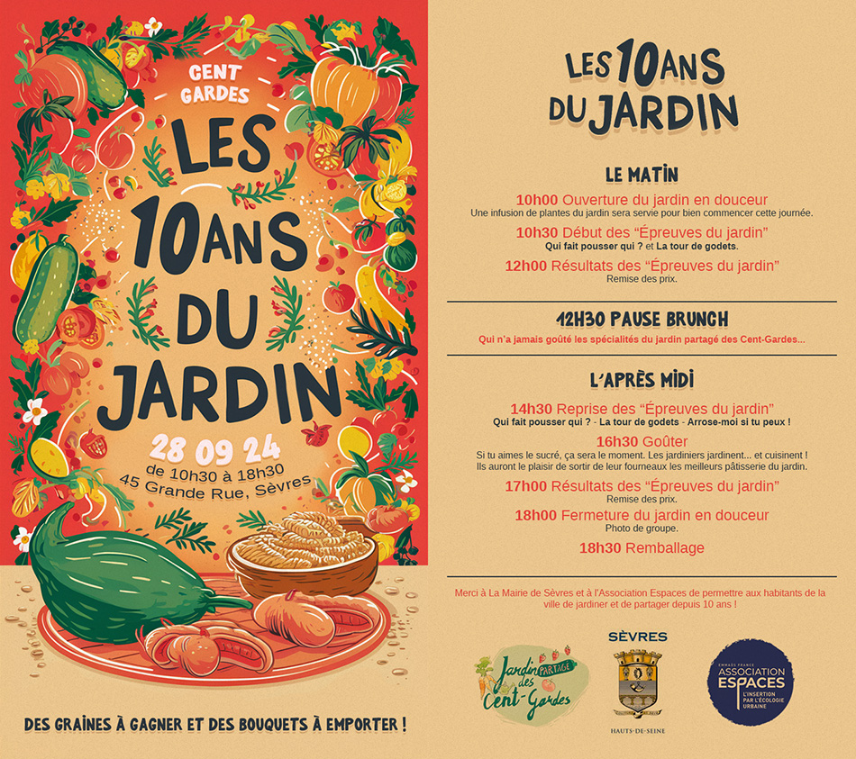 Cent-Gardes : les 10 ans du jardin partagé