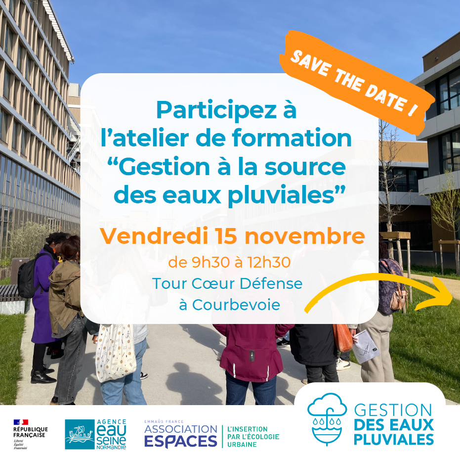 Atelier sur la gestion des eaux pluviales