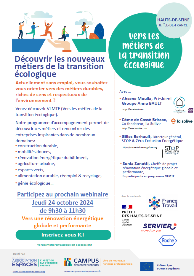 Vers les métiers de la transition écologique