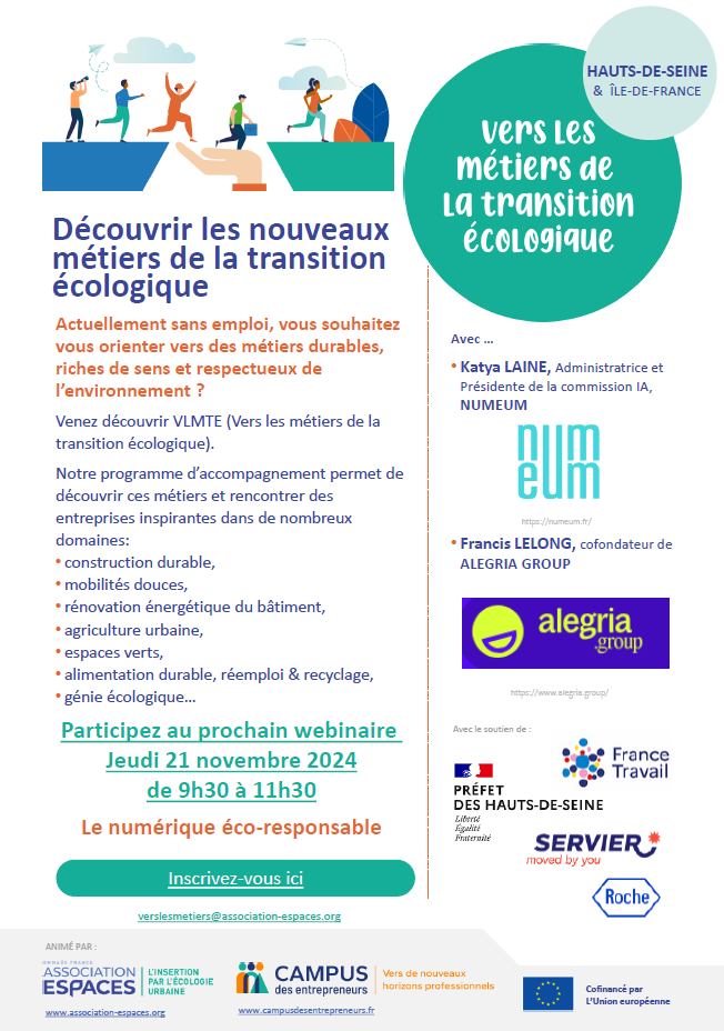 Vers les métiers de la transition écologique